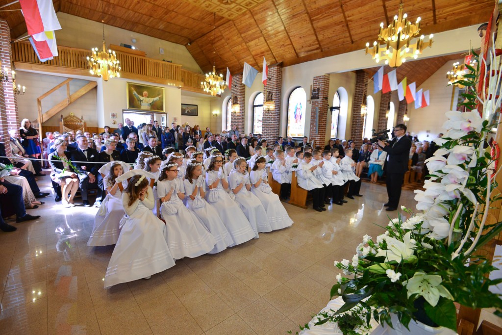 Dzień I Komunii św. w Garbowie - Cukrowni 2015r.